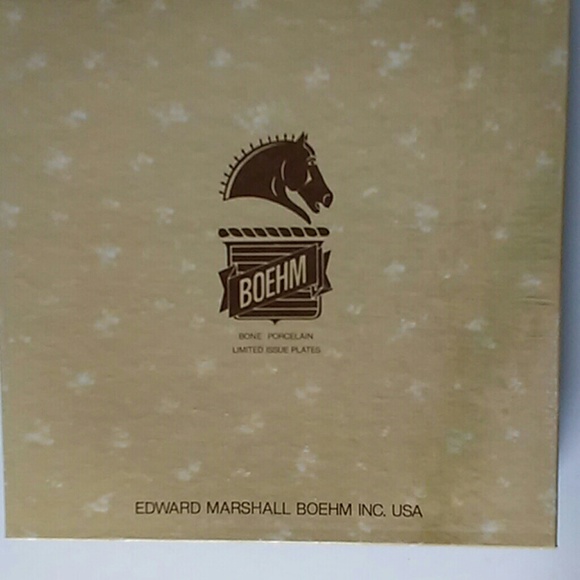 Edward Marshall Boehm Limited Edition Plate - Picture 4 of 5
